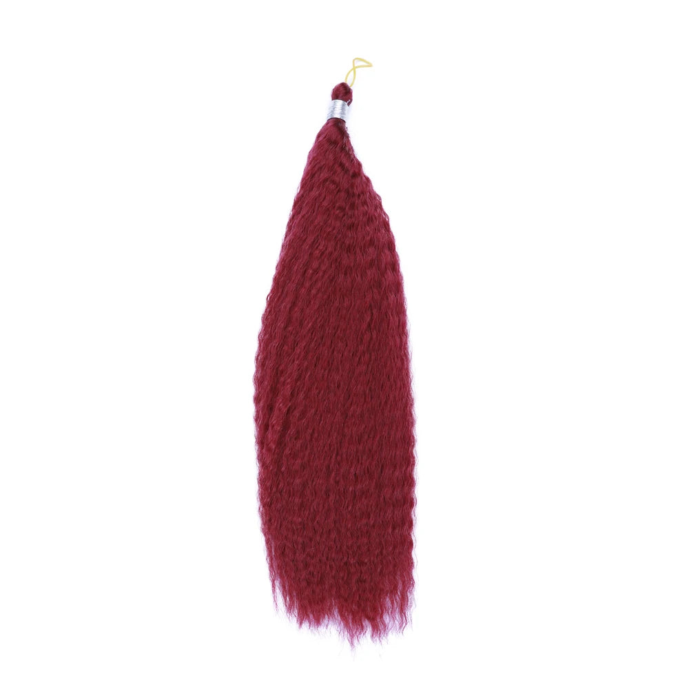 Synthetic Crochet Braiding Hair Extensions Afro Kinky Curly Fake Braids Strand Hook