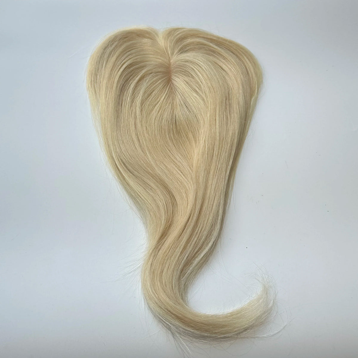 100% Human Hair Topper Machine Made Clip-in Hairpiece Wig Volume Colors Fast