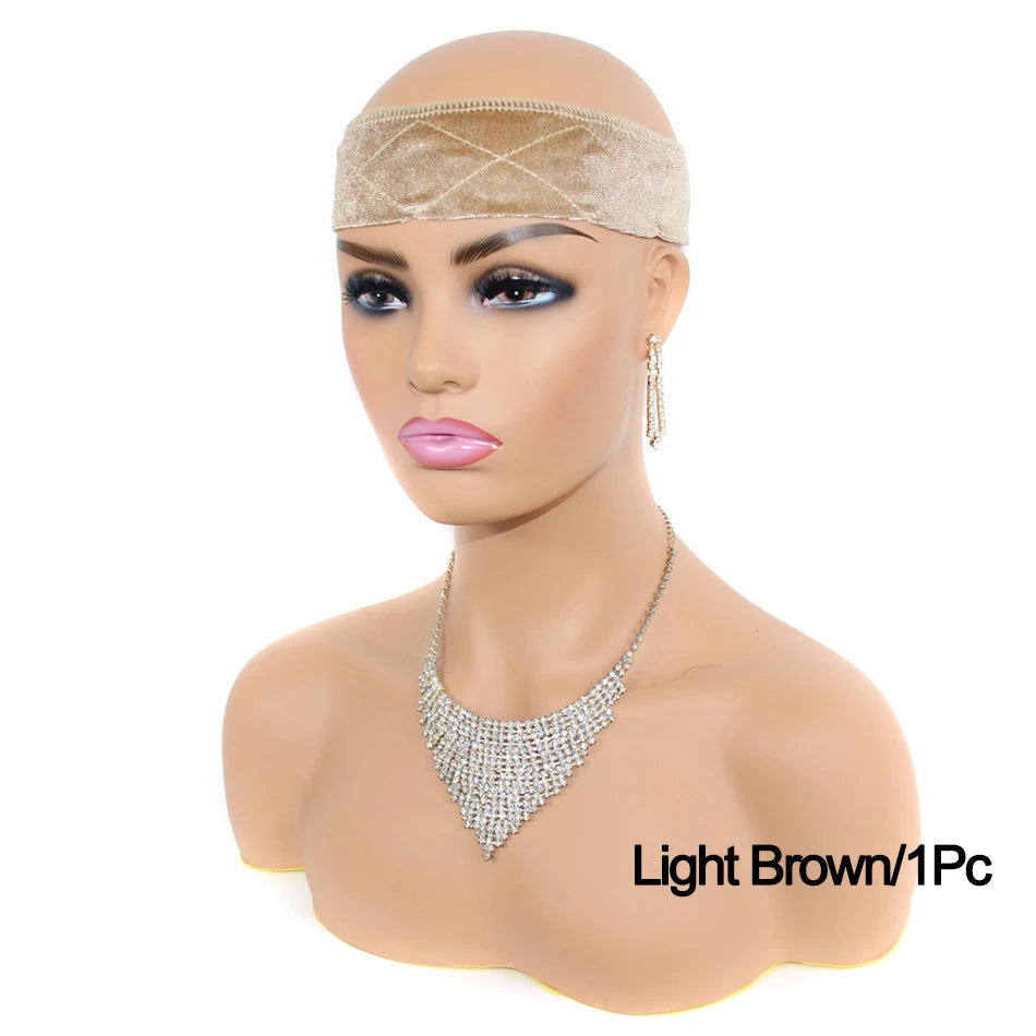 Velvet Wig Grips Headband Adjustable Grip Headbands Lace Frontal Non-slip Soft To