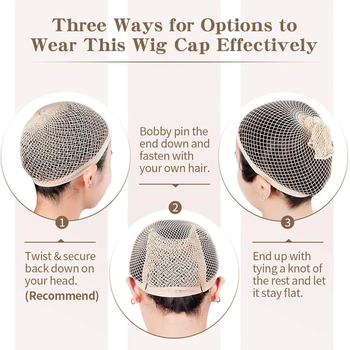 Nylon Hair Net Stretchable Elastic Hairnets Mesh Weaving Wig Caps Making Tools