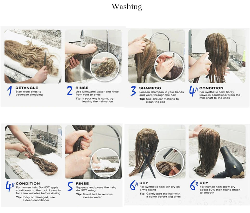 Long Water Wave Wig Bangs White Colorful Cosplay Silky Daily Party Natural