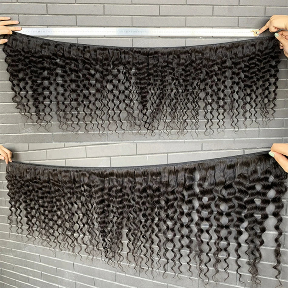 15A Loose Deep Wave Bundles Peruvian Hair Weave Deals Virgin Human Water