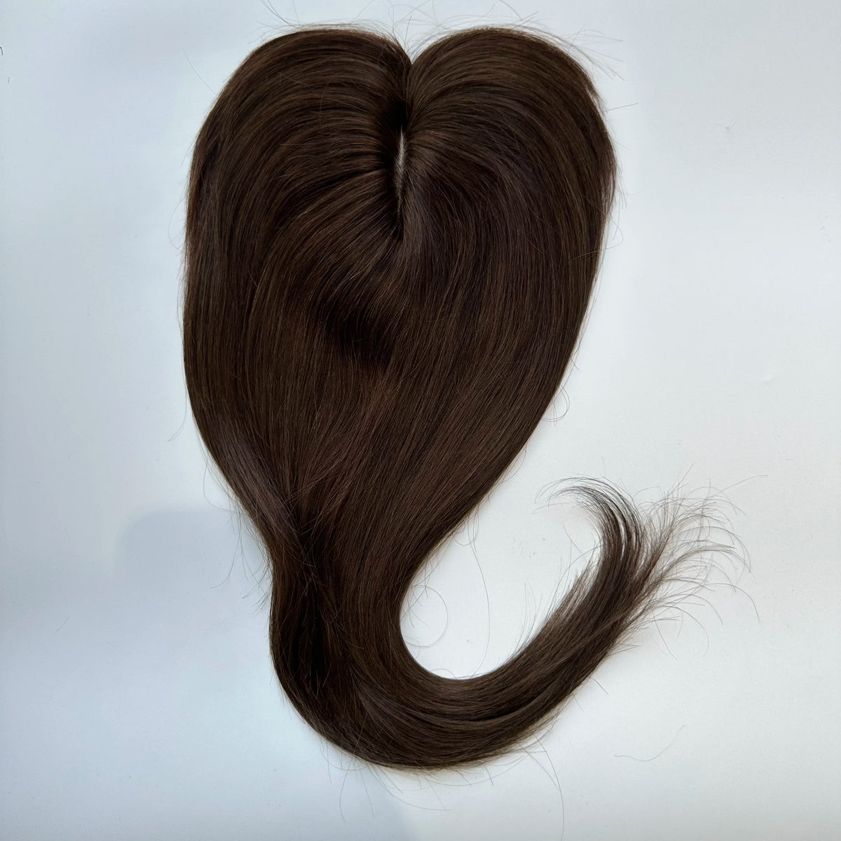 100% Human Hair Topper Machine Made Clip-in Hairpiece Wig Volume Colors Fast