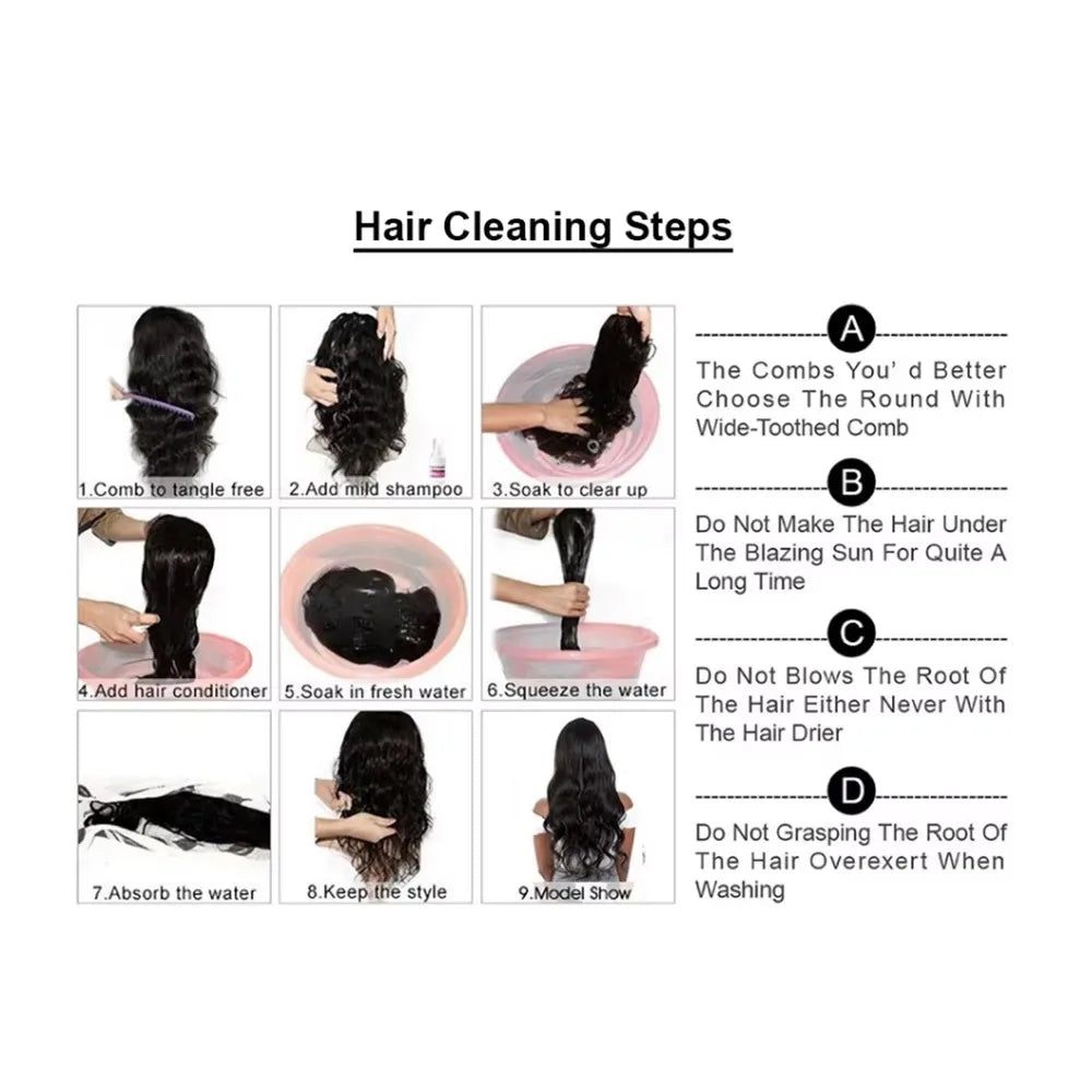 13x6 HD Lace Frontal Wig, 200% Density Brazilian Straight Front Human Hair