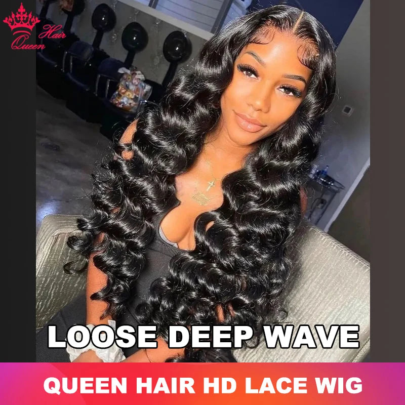 Loose Deep Real HD Lace Wig Raw Hair Pre Plucked Full Frontal