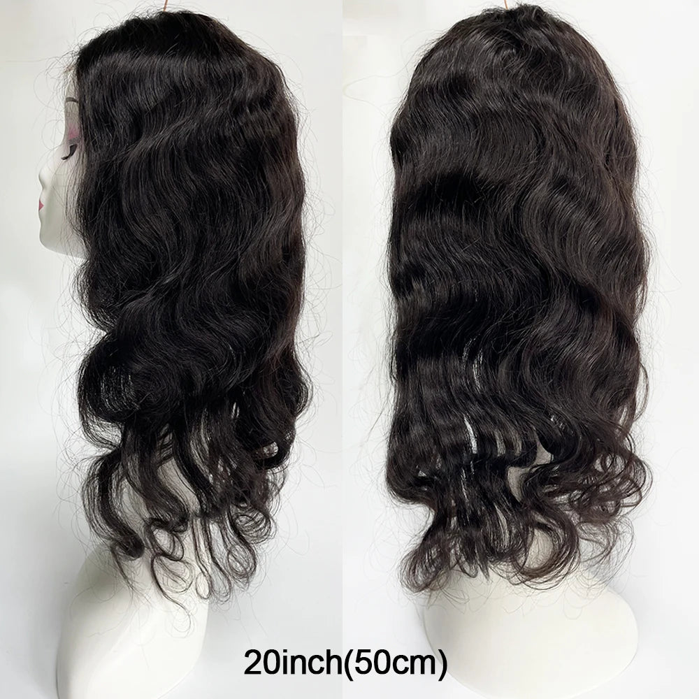 Body Wave Human Hair Topper, 4x4 HD Lace, Pre-Plucked with Baby Hair