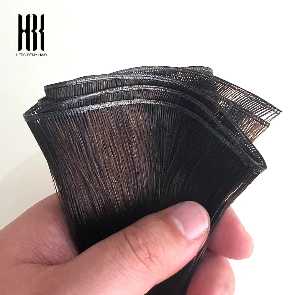 Straight Genius Weft Human Hair Extensions, Remy, 100g per Piece
