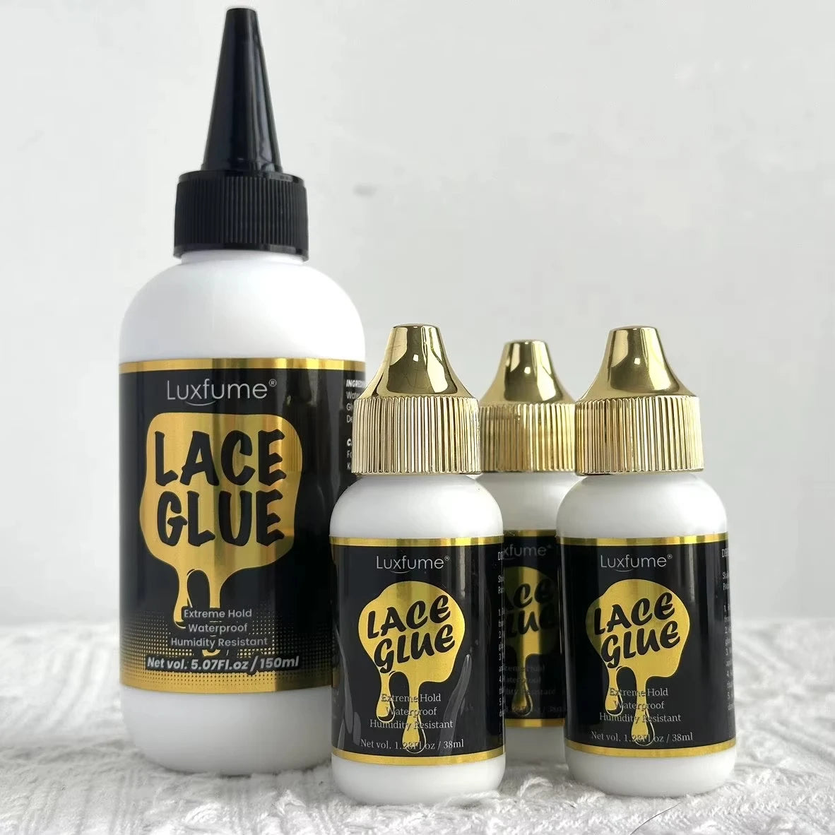 38/150ml Ultra Hold Front Lace Wig Glue Waterproof Strong Bond Hair Adhesive