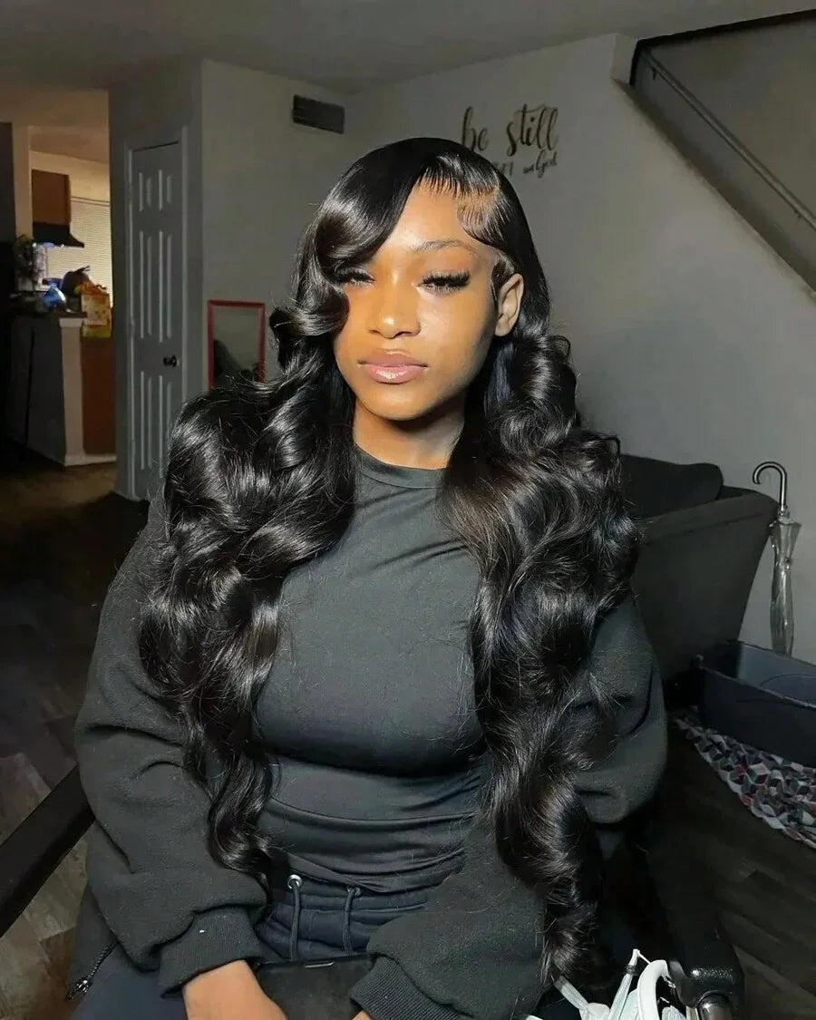 Lace Front Wig Density, 13x6 HD Transparent Body Wave Frontal Human Hair