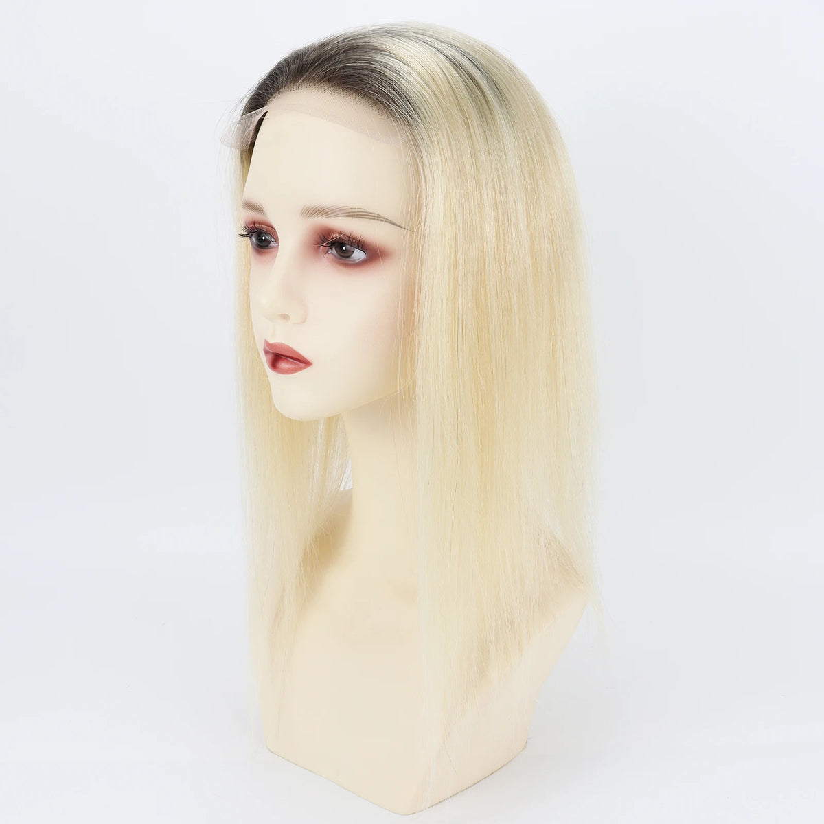2/613 Ombre Light Blonde Topper Lace Front Real Remy Human Hair Toupee
