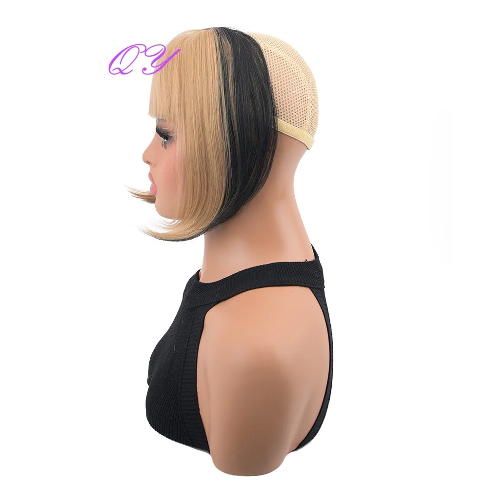 Bangs Wig 's Synthetic Gray White Used Daily Or Cosplay Party Hairstyles