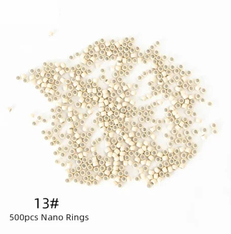 Silicone Nano Rings Copper Line Hair Beads Rings/links/beads