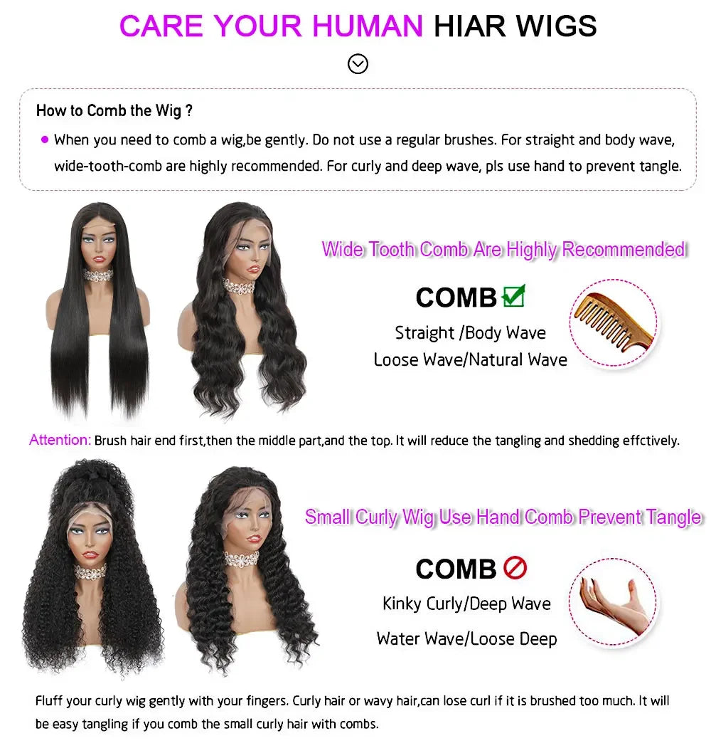 Body Wave Chocolate Brown Lace Front Wigs Human Hair, 13x4 HD Frontal
