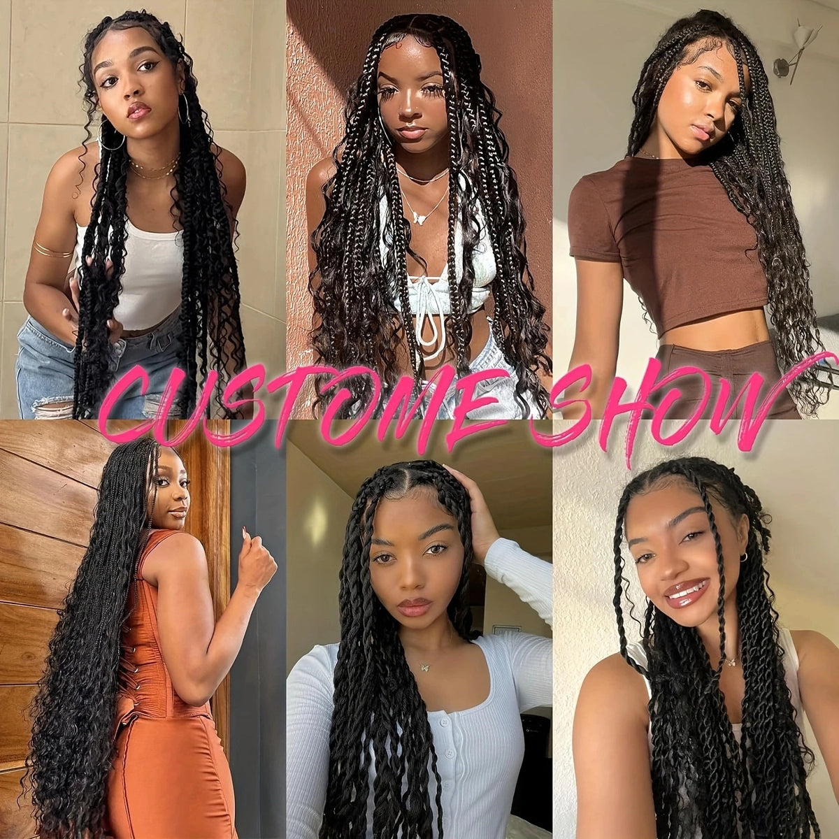 3-12Rolls Black Brazilian Wool Hair Acrylic Yarn For African Synthetic Crochet Hair Jumbo Braids Braids Twist Wraps70G/Roll
