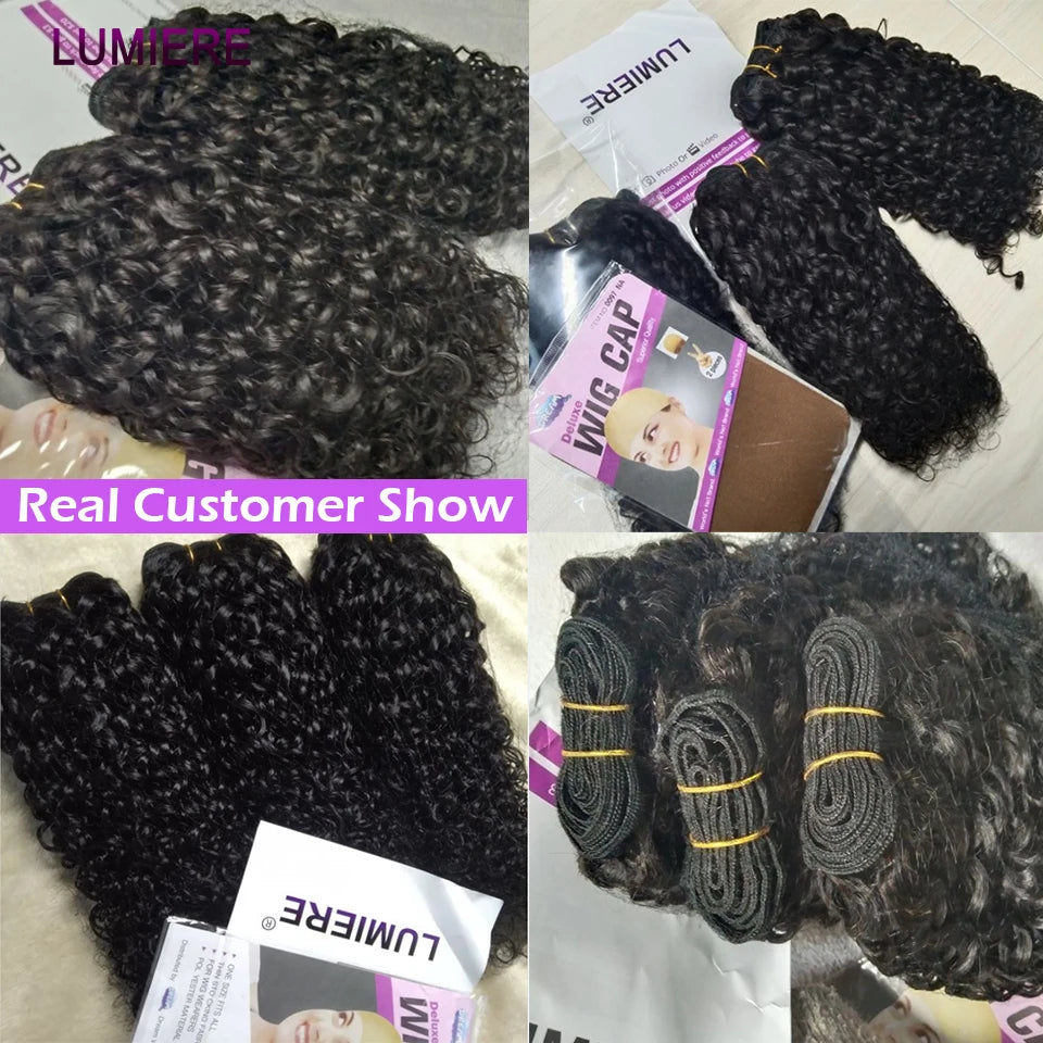 15A Pixie Curly Raw Human Hair Bundle Deals Burmese Curls Extensions Vietnamese