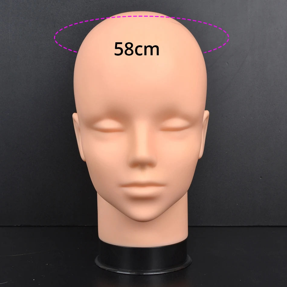 Mannequin Head Wig Stand Adjustable Tripod Holder Making Display T Pins/wig Cap