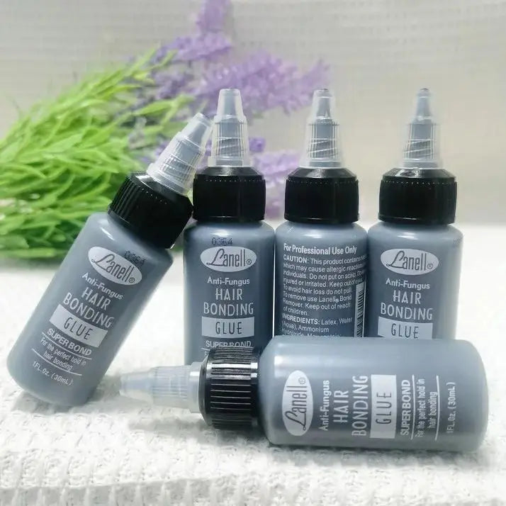 Black Hair Weaving Bonding Glue - Anti-Fungus Super Bond (1/2/4 oz)