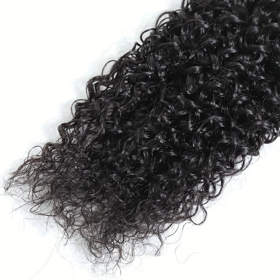 8-30Inch Kinky Curly Human Hair Bundles 12A Brazilian Virgin Weave, 100% Extensions
