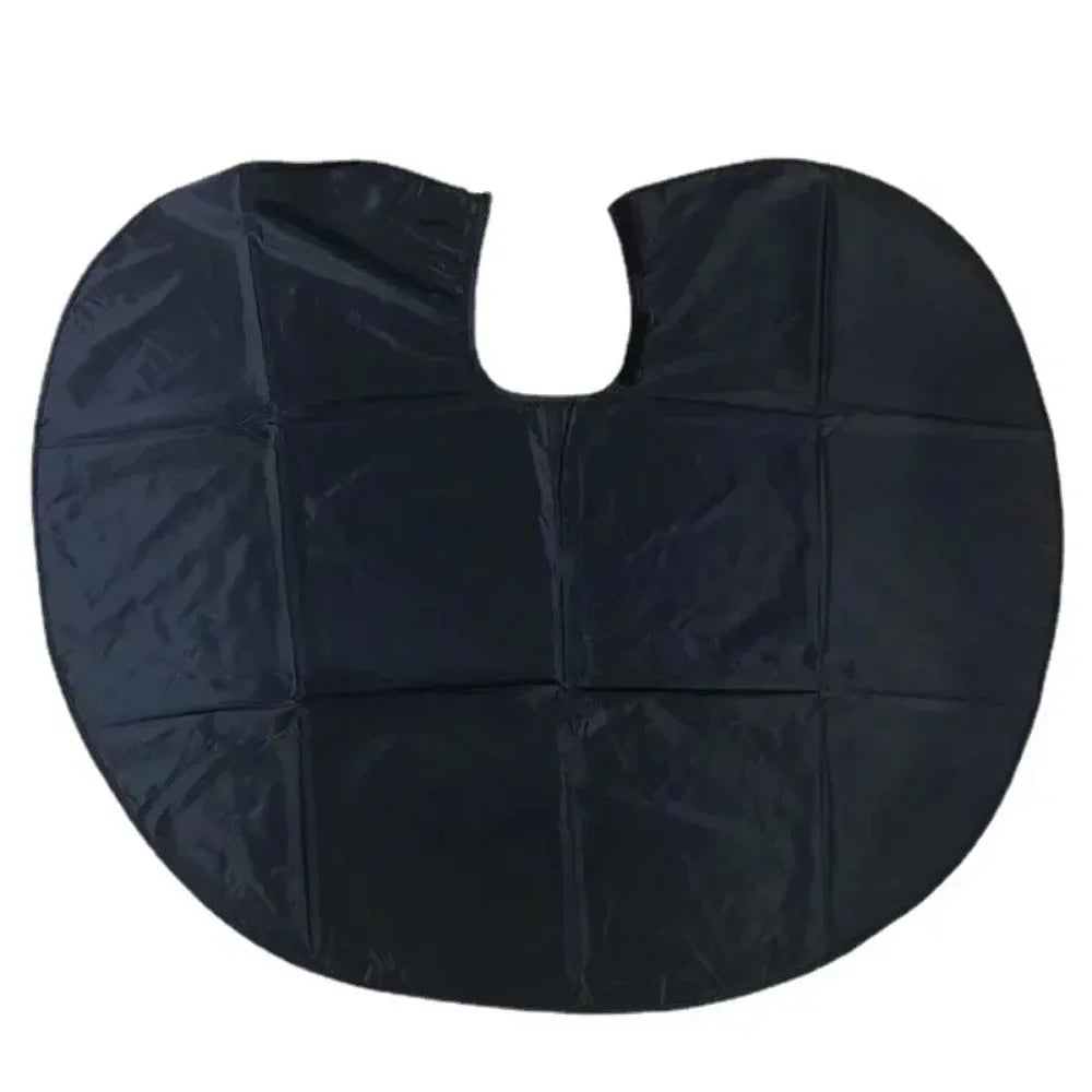 Hair Dye Tools Short Square Black Waterproof Hairdressing Salon Barber Cutting Cape