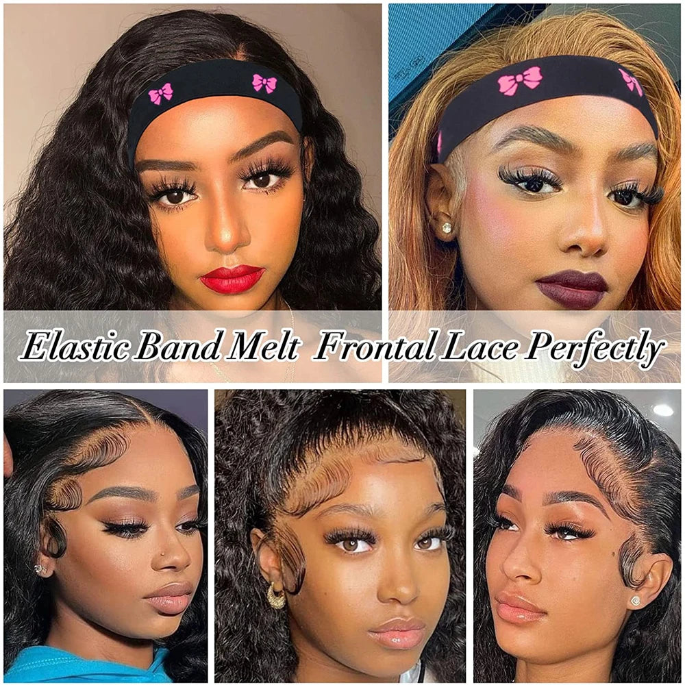 Elastic Band Wig Edges Wrap Lace Melting To Lay Baby Hair Edge