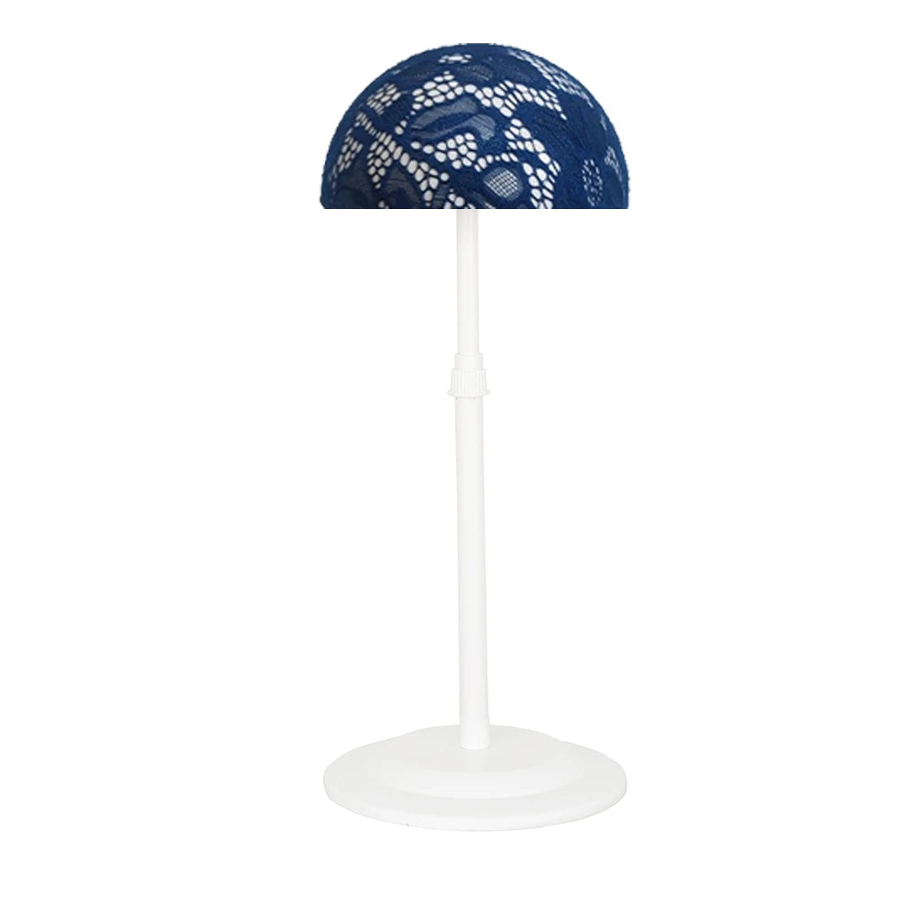 Wig Stand Adjustable Height Portable Holder Stands Non-slip Head Holders Sturdy Plastic