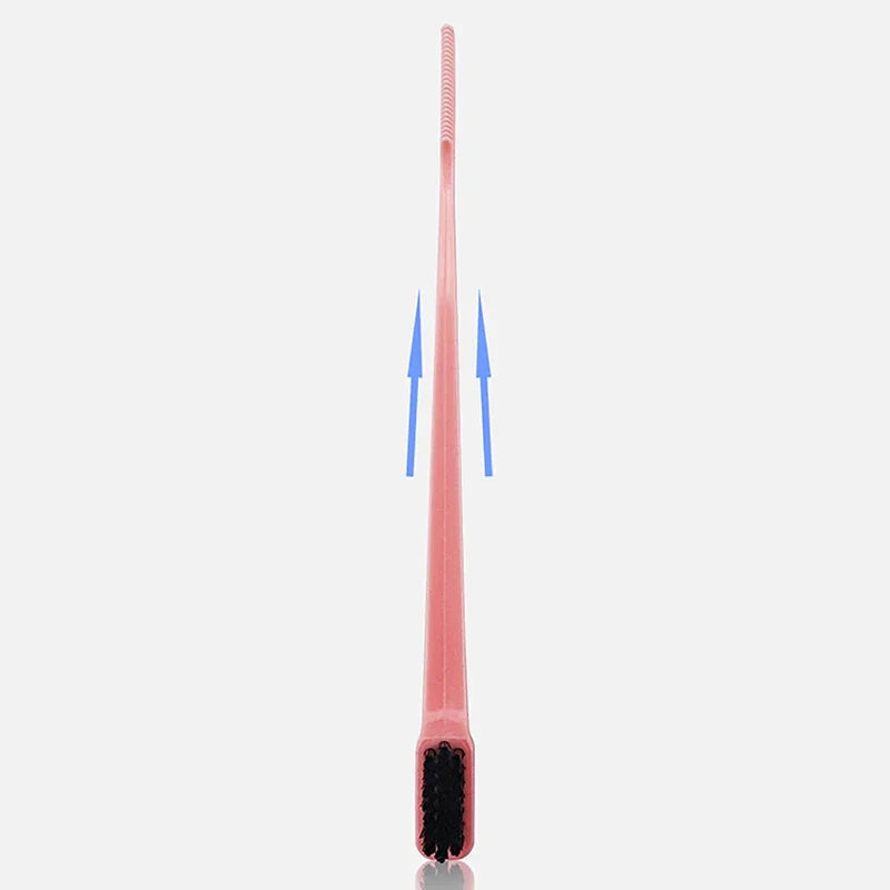 Hair Edge Brush Comb 2-in-1, Double-Sided Edge Control Brush with Comb