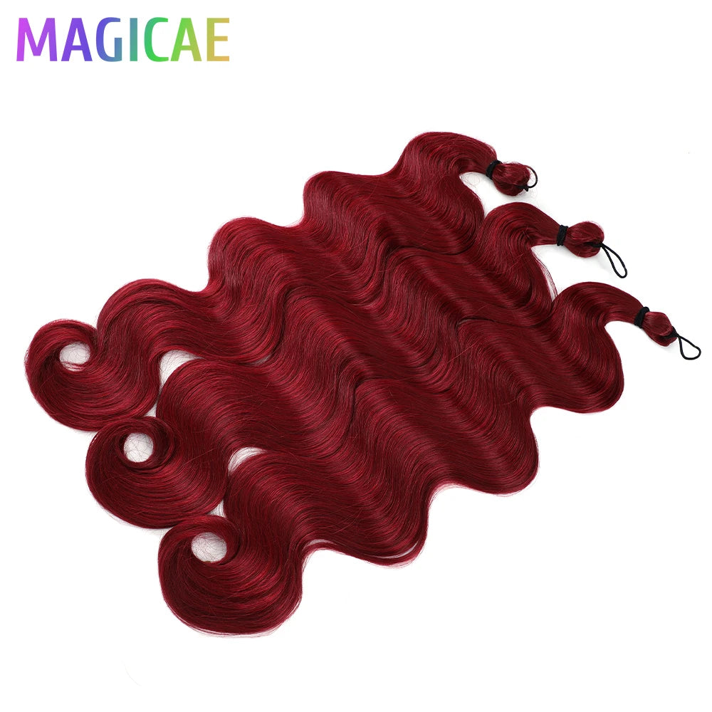 300G 26Inch Ombre Grey Crochet Braids Body Wave Light Brown Highlight Sp4/27/613