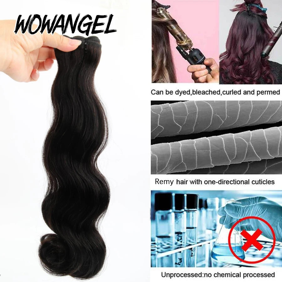 Body Wave Human Hair Bundles, Brazilian Remy, Virgin