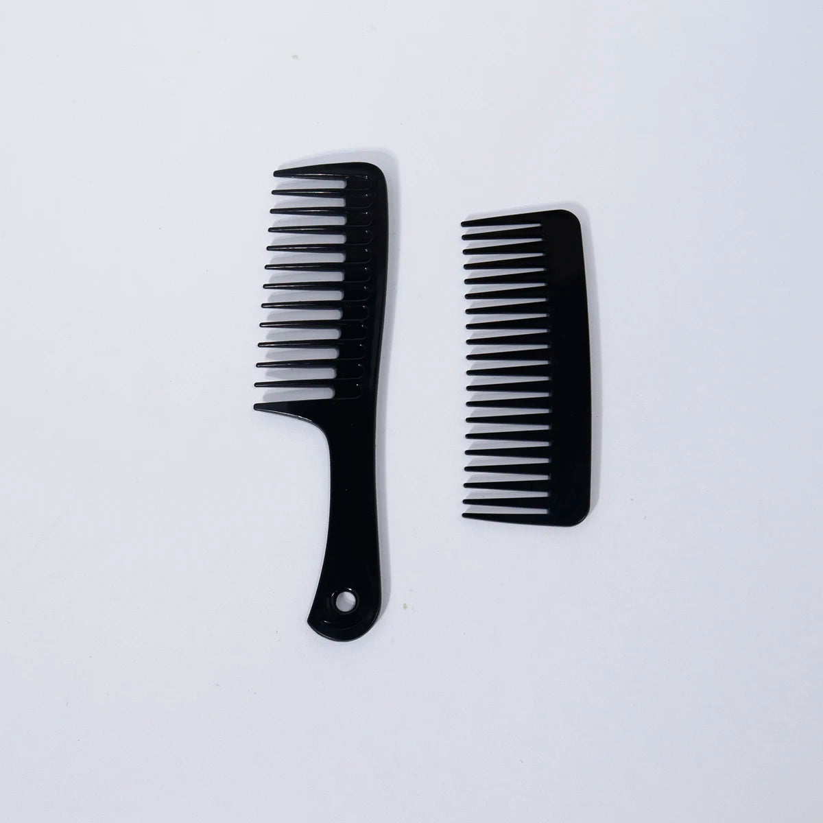 2Pcs Hair Comb Set, Large Wide Toothed Comb, No Handle Styling Comb, Suitable for Both Men and Women