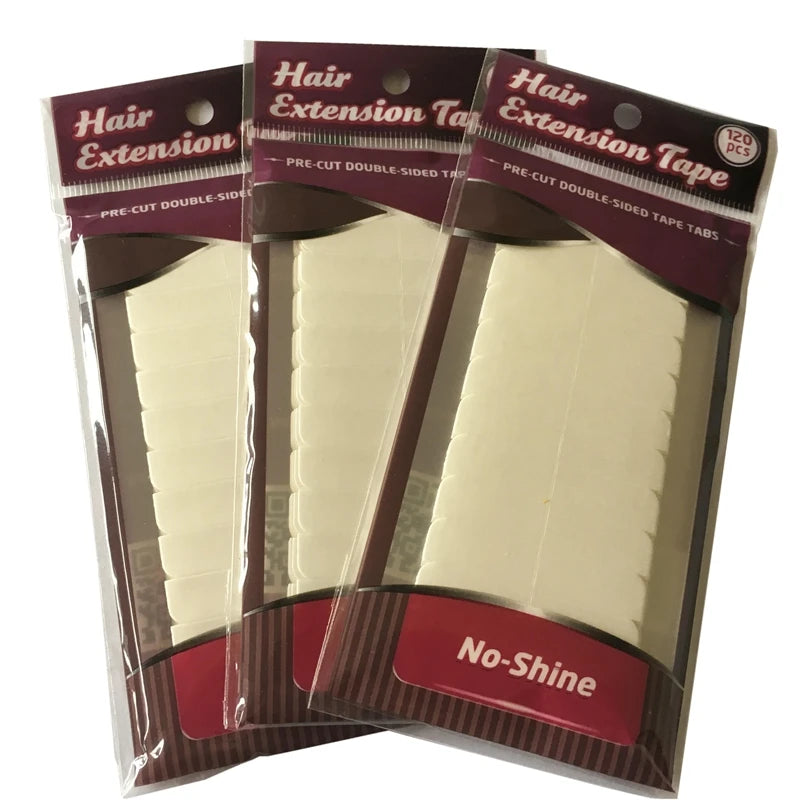 Tabs/lots Sheets 0.8cm*4cm No Shine White Adhesive Tape Waterproof Hair Extension