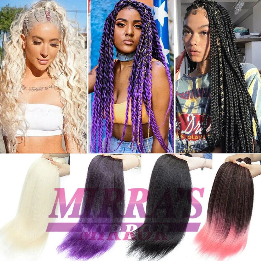 Synthetic Pre Stretched Braiding Hair To Make Senegalese Box Braid Natural Soft