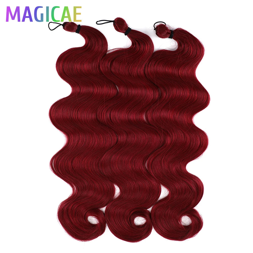 300G 26Inch Ombre Grey Crochet Braids Body Wave Light Brown Highlight Sp4/27/613