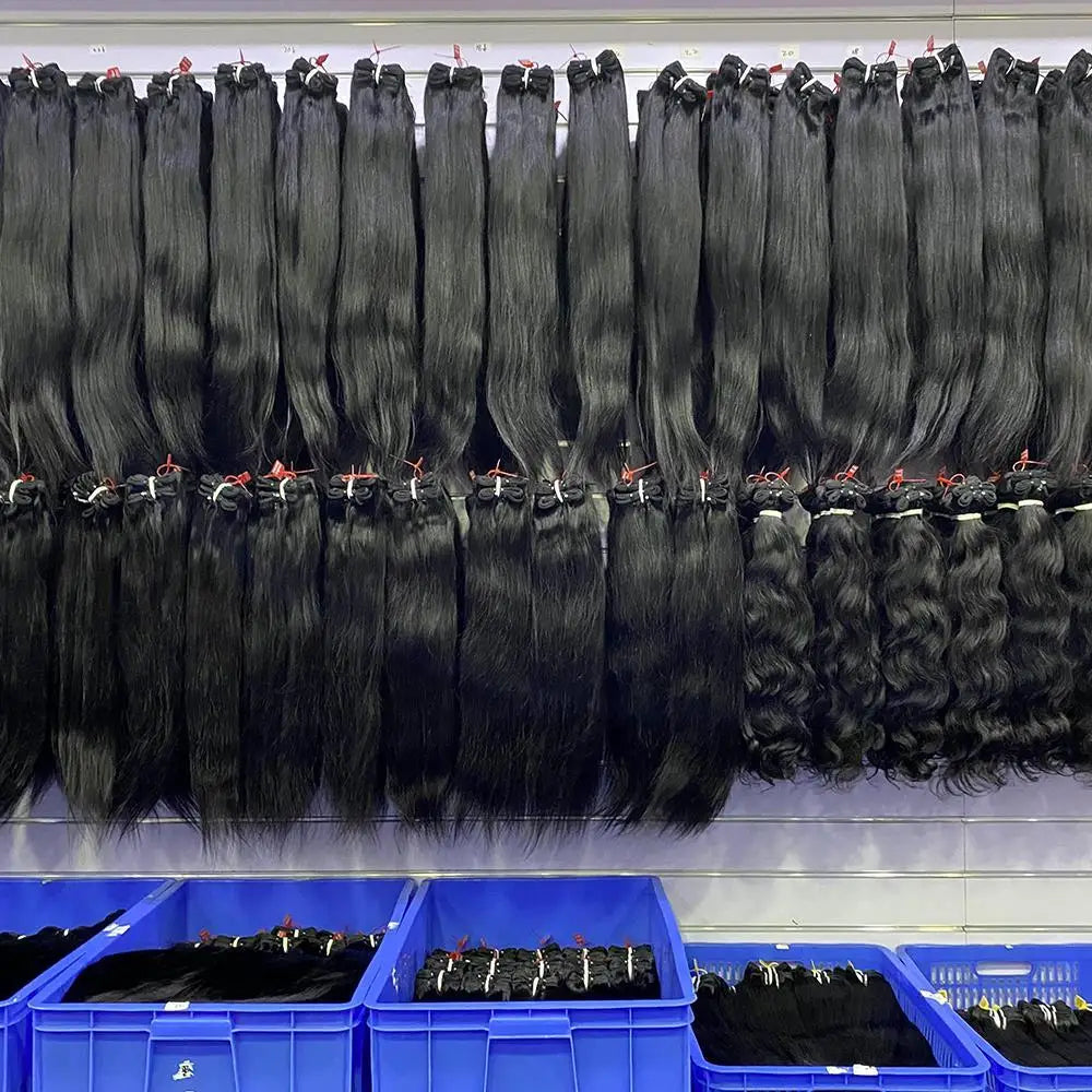 Bone Straight Brazilian Human Hair Bundles — 100% Raw Virgin Hair
