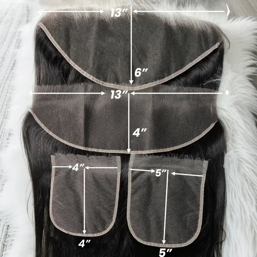 Yaki Straight 13x6 HD Full Lace Frontal Only Closure Invisiable Melt Skins