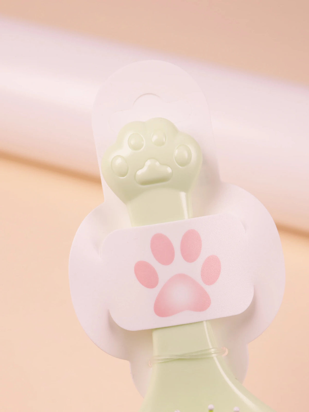 Portable Kawaii Cat Shaped Anti-Static Airbag with Mirror Comb, Salon Hair Styling Airbag Mirror Comb