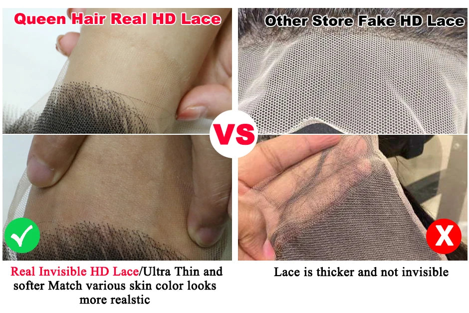 Loose Deep Real HD Lace Wig Raw Hair Pre Plucked Full Frontal