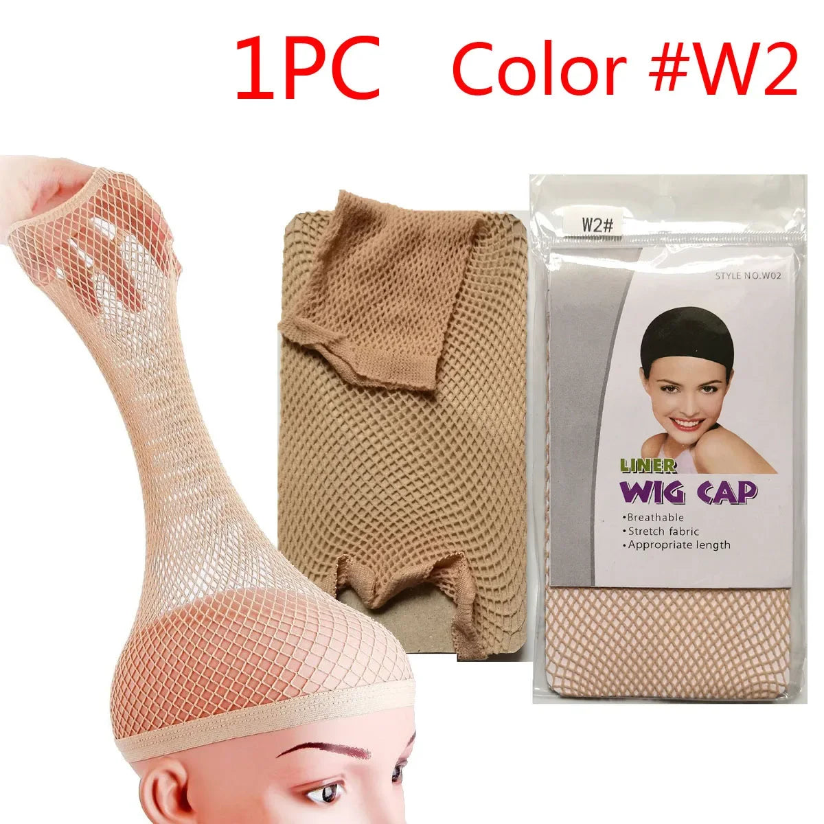 Nylon Hair Net Stretchable Elastic Hairnets Mesh Weaving Wig Caps Making Tools