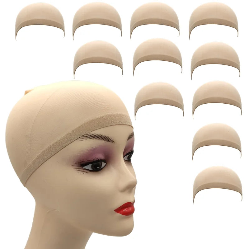 Top Stocking Wig Cap Hair Net Weave Nets Black/brown/skin/beige Stretch Mesh Making