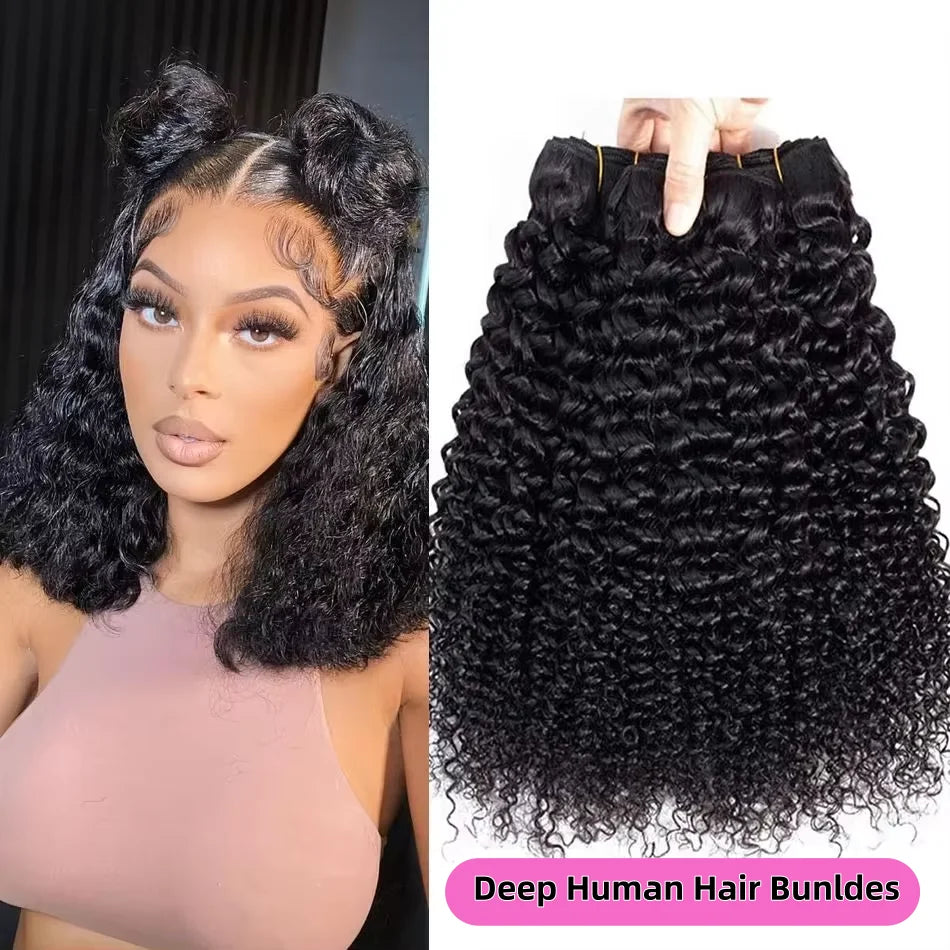 15A Raw Indian Human Hair Bundles Body Wave Triple Lifespan Straight Deep