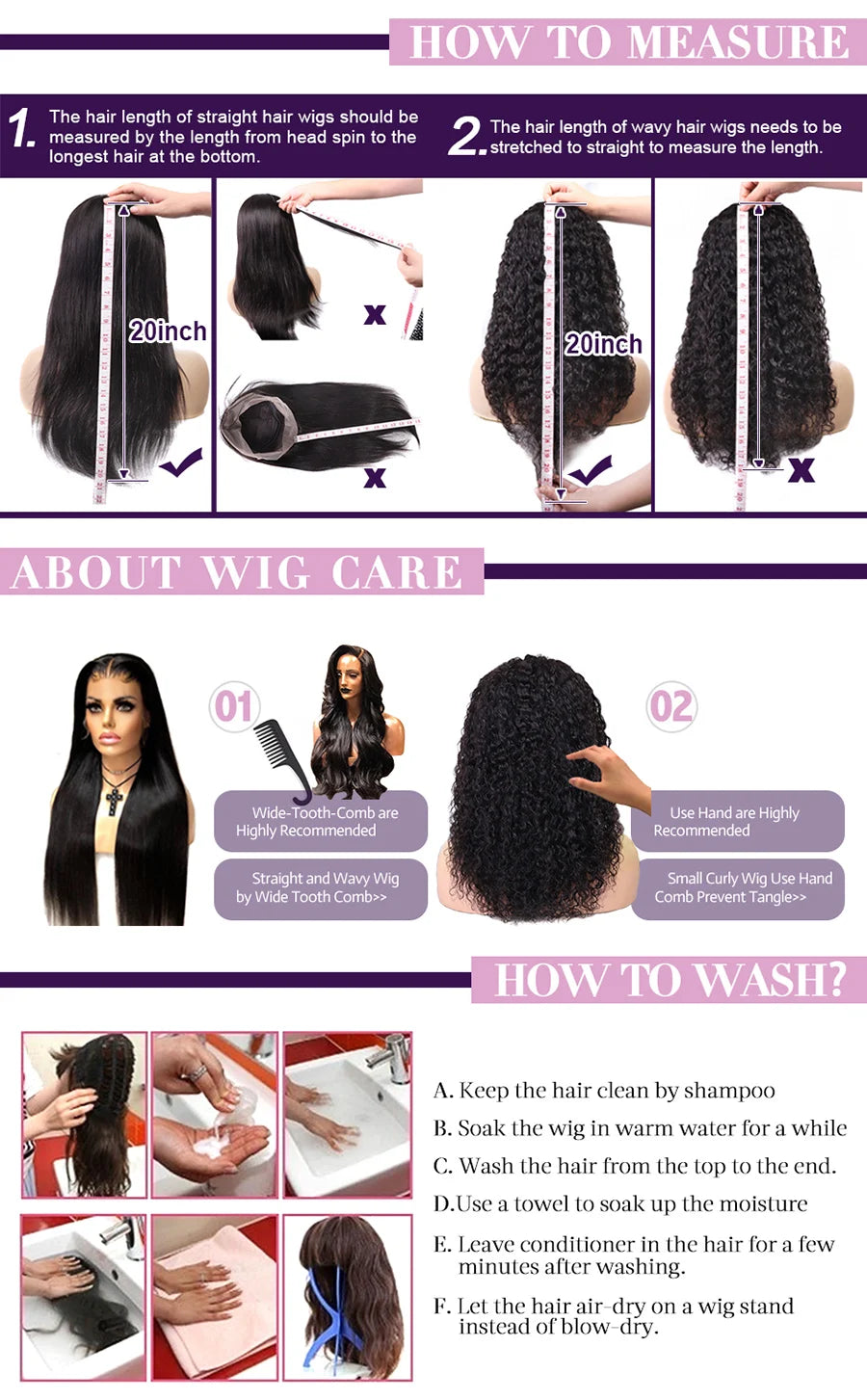 HD Lace Frontal Wigs Body Wave Full Human Hair Pre Plucked Peruvian