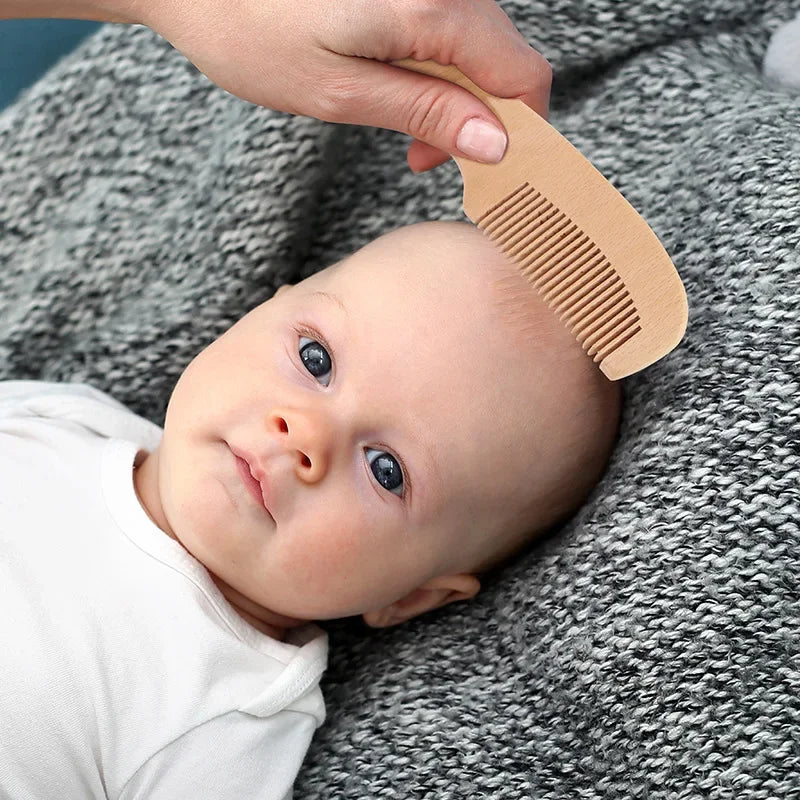 Baby Wood Brush Comb, Head Massage Bath Brush
