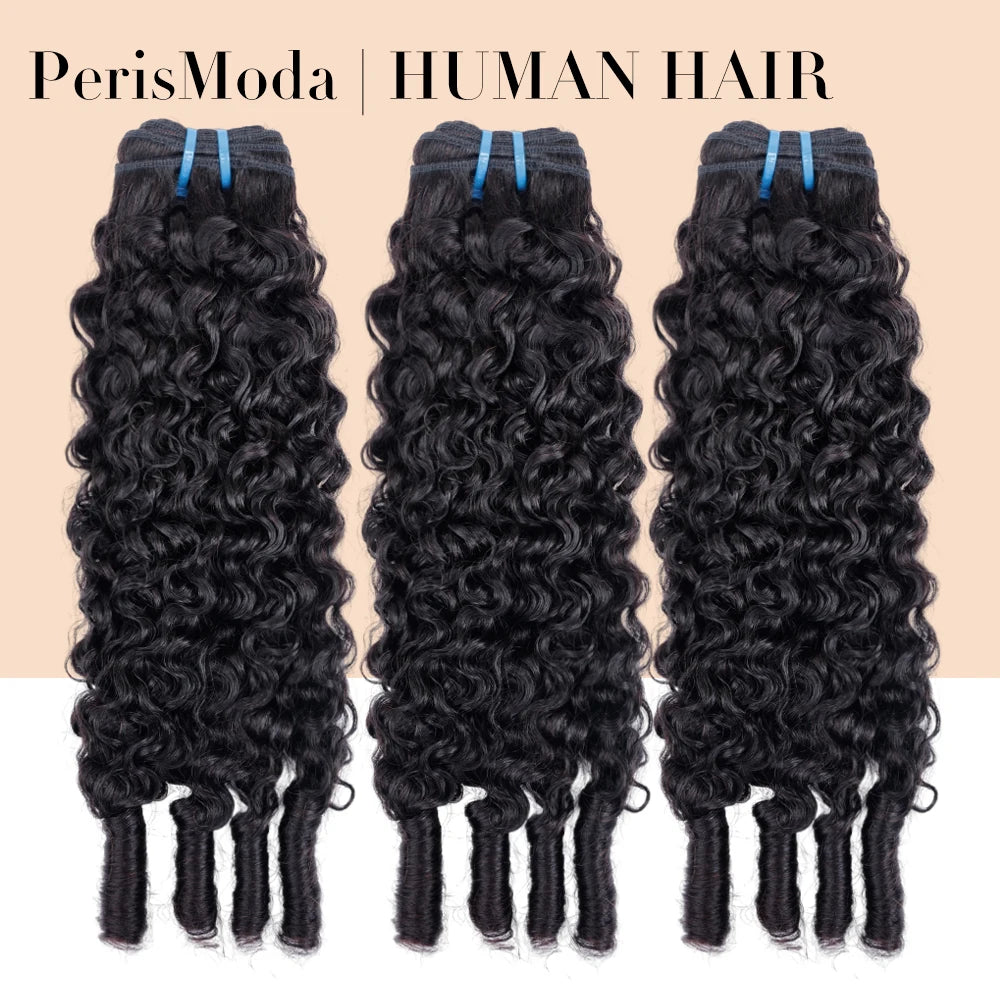 Burmese Curly Bundles, 100% Human Hair Virgin Weave Extensions Ends 1/3/ Natural
