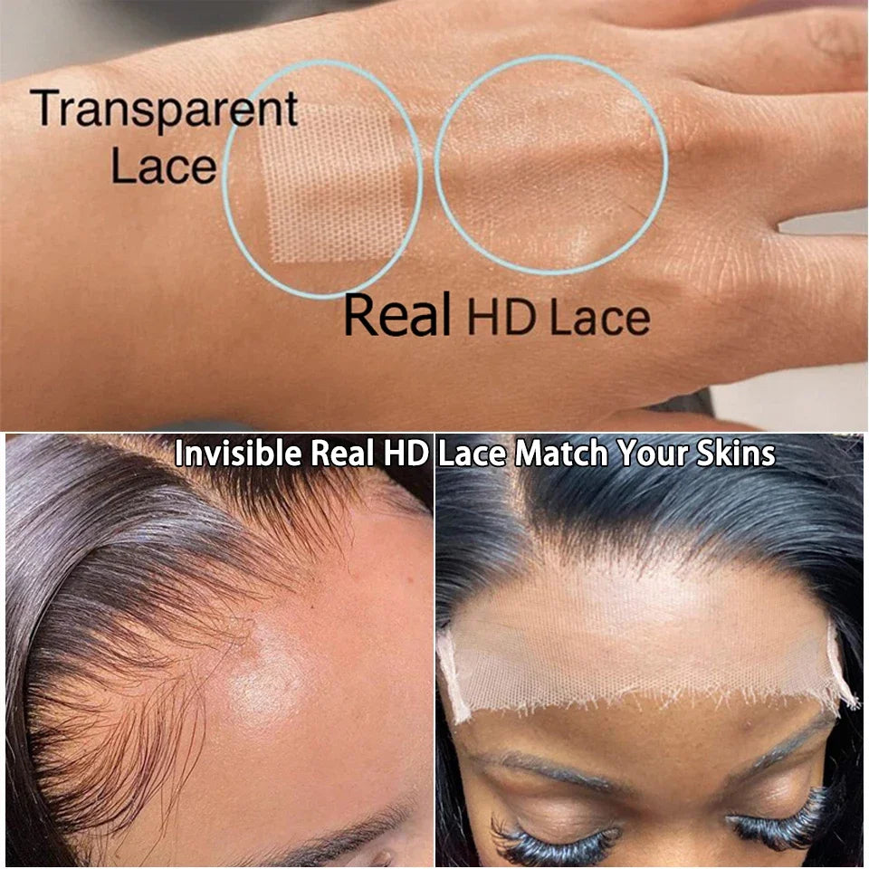 HD 13x4 Lace Frontal Closure Only Body Wave Human Hair Real Transparent