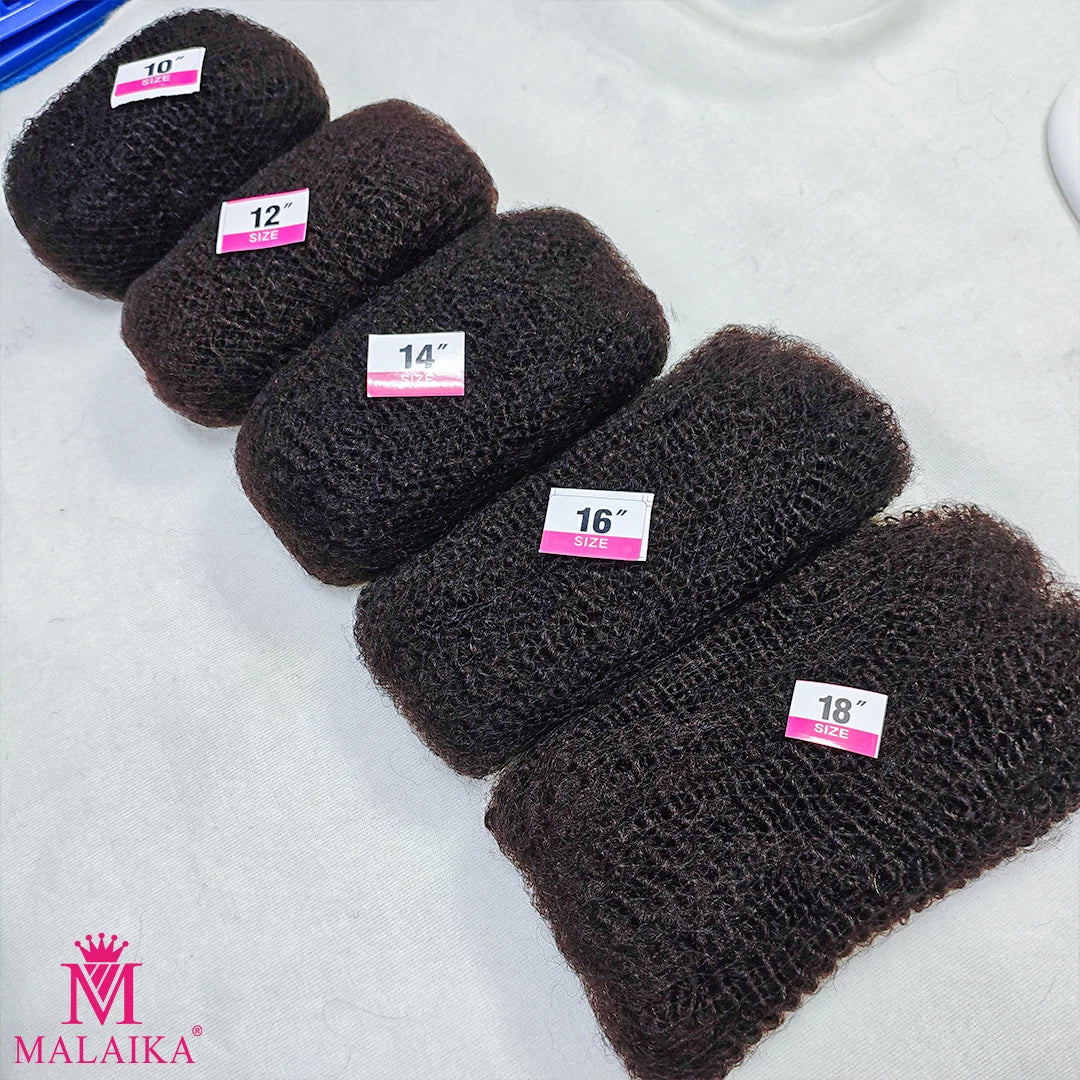 10-18” 4C Afro Kinky Curly Bulk Human Hair Extensions Twist Braids 30g/pack