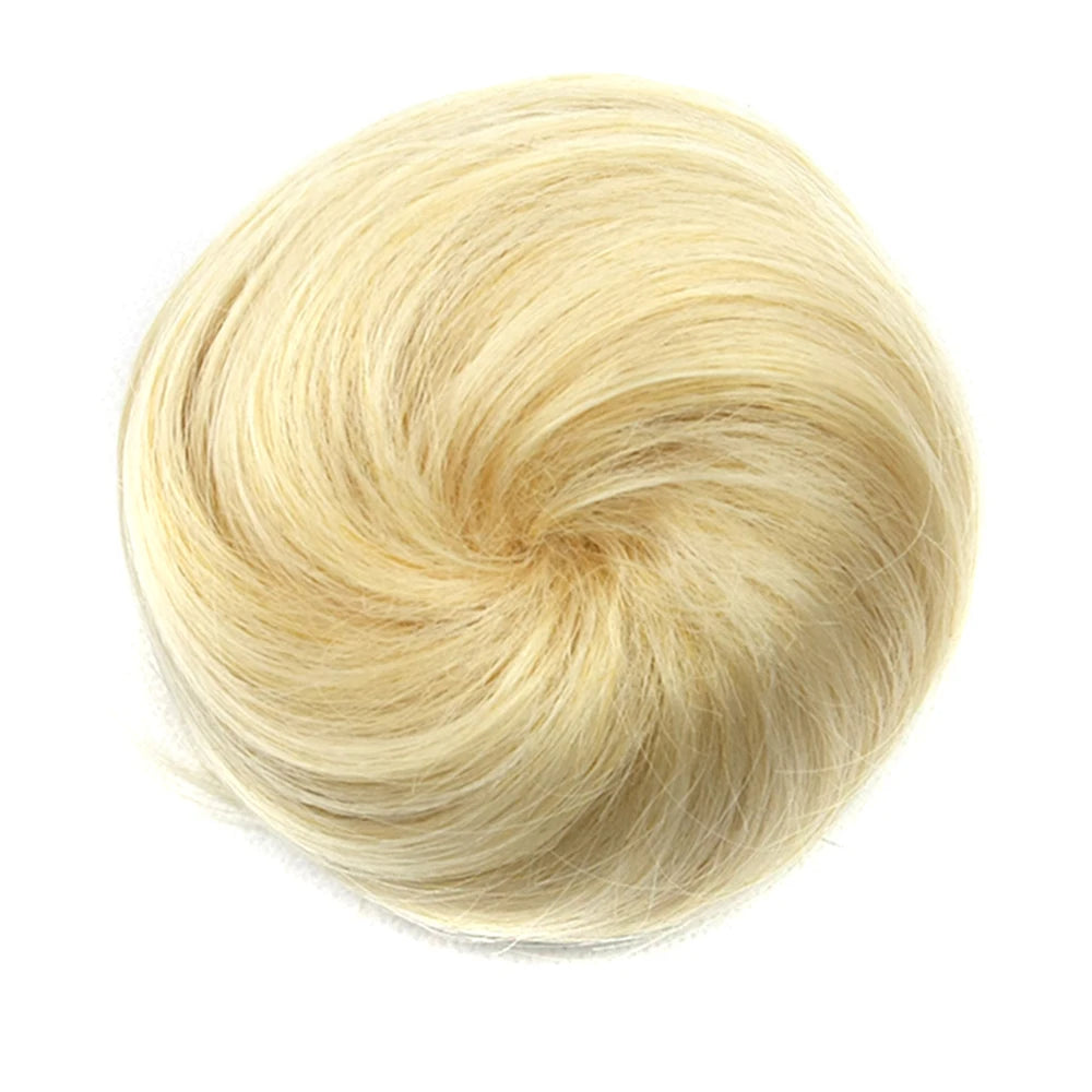 Synthetic Chignon Adjustable Hair Bun Hair Scrunchies Extension Curly Updo Hairpiece