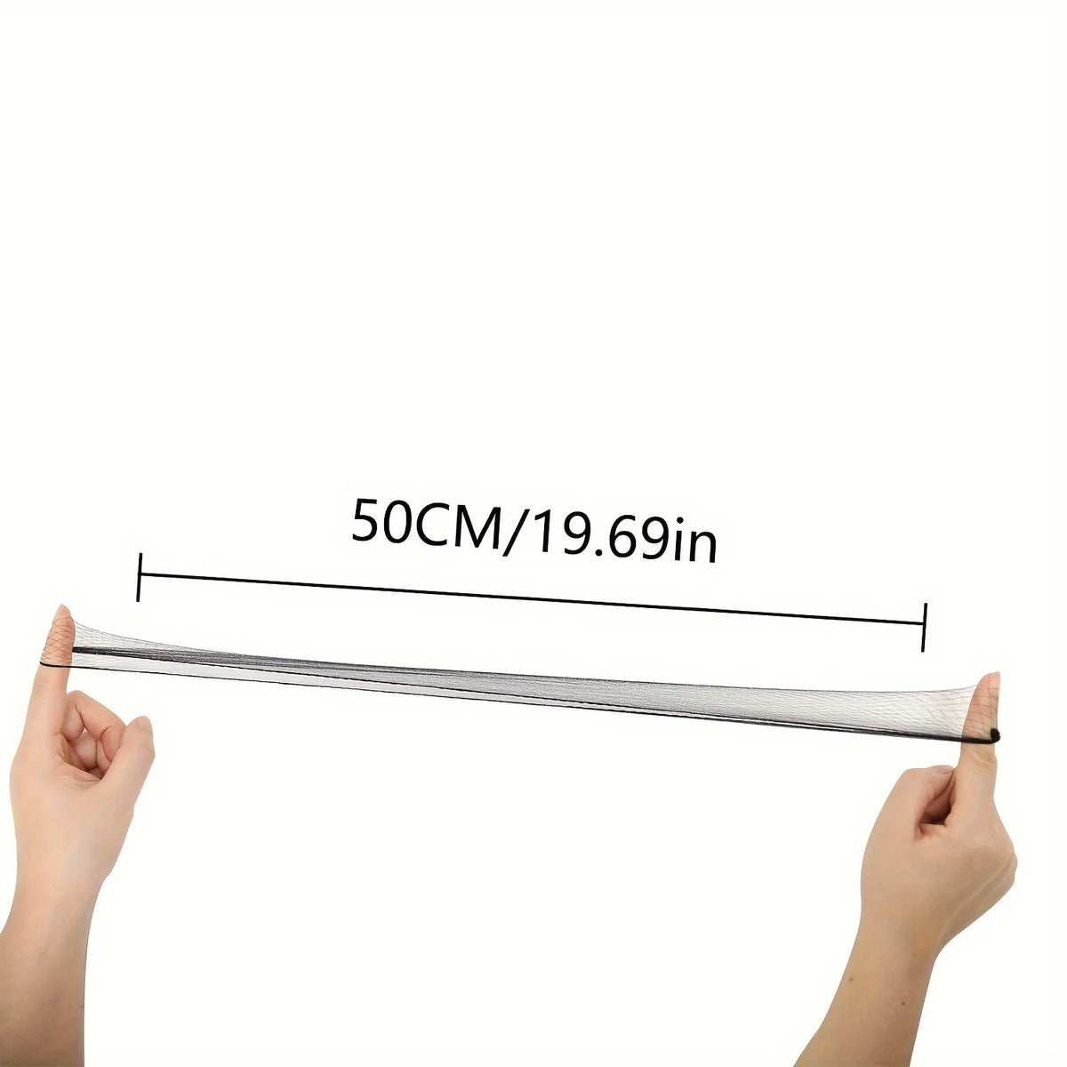 20/50/100pcs Hair Net 20 Inch Hair Net Elastic Invisible Stretch Net for Catering Service, Ballet Bun, Sleeping, Women and Wigs