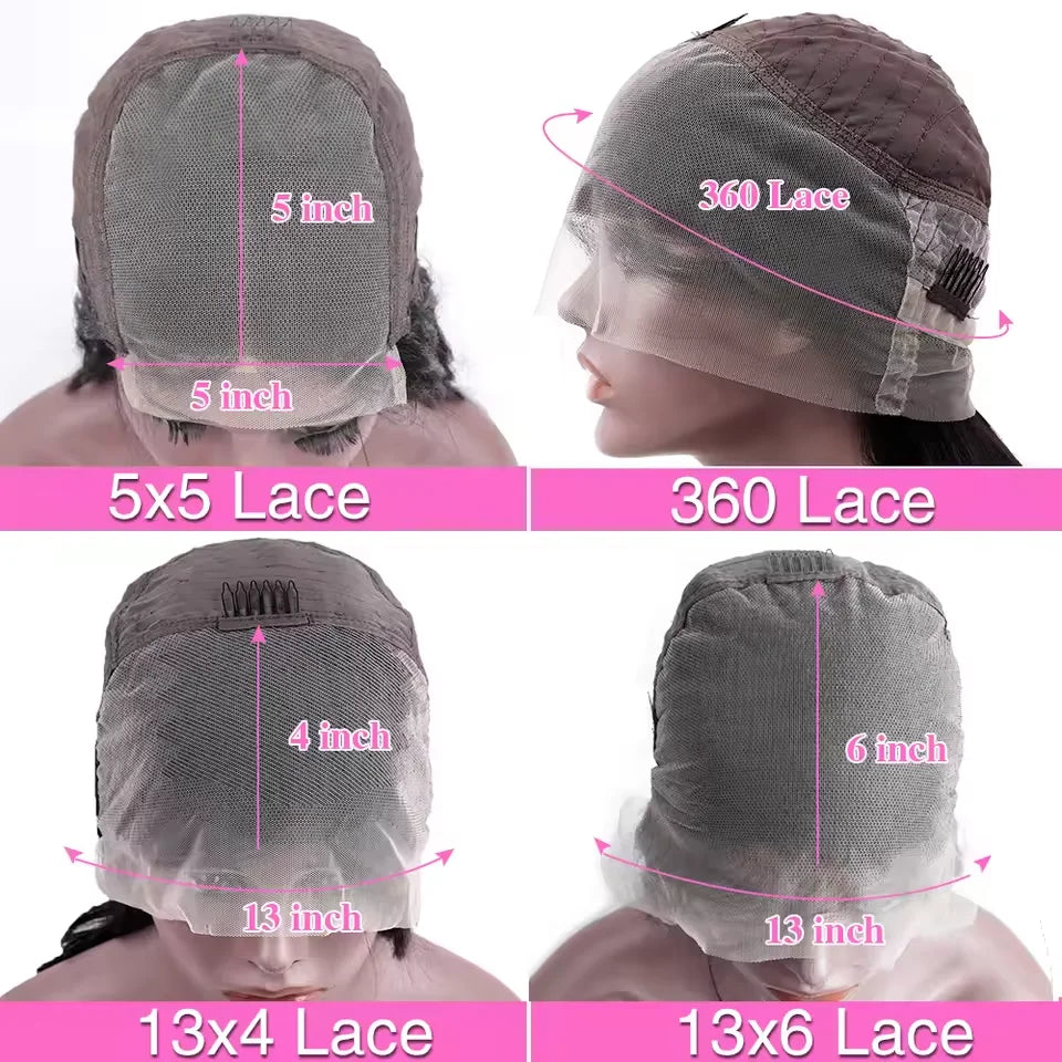 Body Wave Brazilian Human Hair 13x6 HD Lace Frontal Wig, 200% Density, 46 Inch, Baby Hair