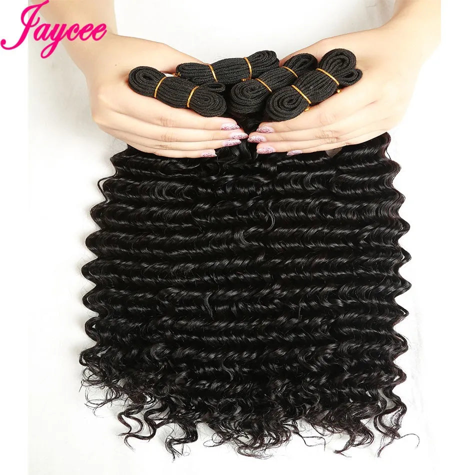 15A Loose Deep Wave Bundles Peruvian Hair Weave Deals Virgin Human Water