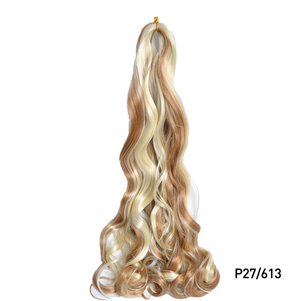Pre Stretched French Curls Hair Spiral Braiding Synthetic Loose Wave Crochet Braids