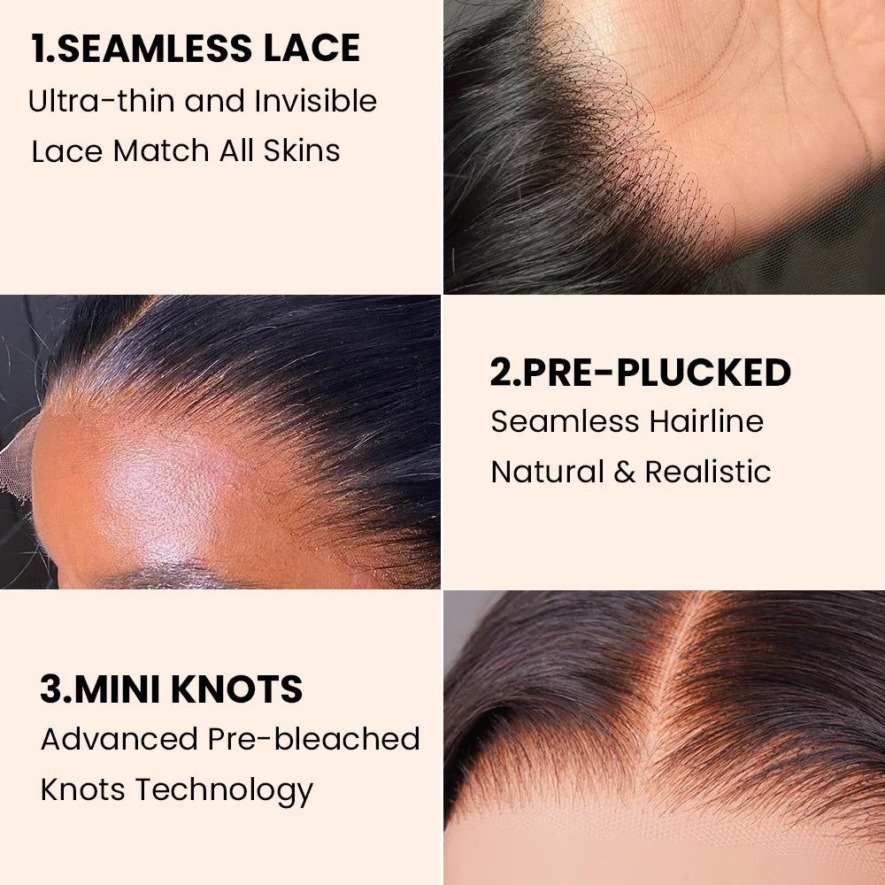 Yaki Straight 13x6 HD Full Lace Frontal Only Closure Invisiable Melt Skins